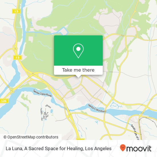 La Luna, A Sacred Space for Healing map