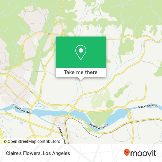 Claire's Flowers map