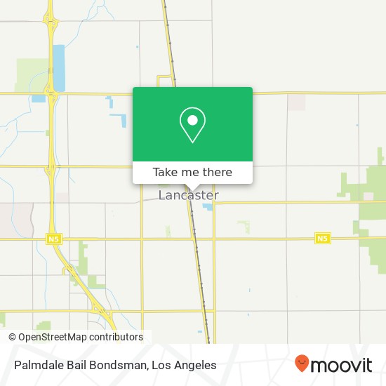 Mapa de Palmdale Bail Bondsman