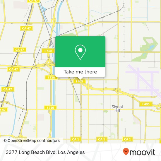 Mapa de 3377 Long Beach Blvd