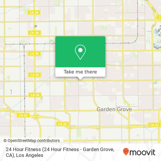 24 Hour Fitness (24 Hour Fitness - Garden Grove, CA) map