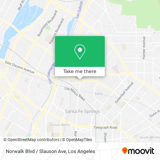 Norwalk Blvd / Slauson Ave map