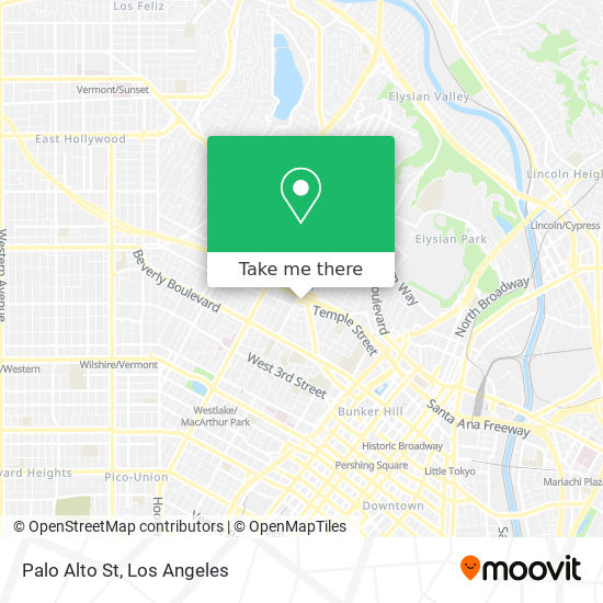Palo Alto St map