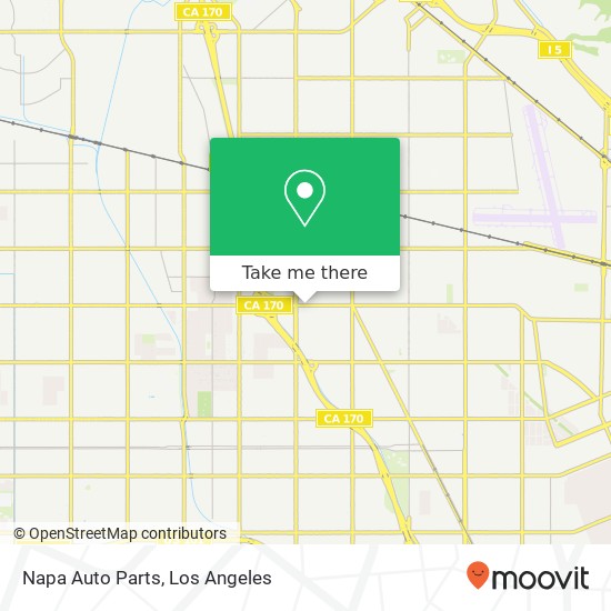 Mapa de Napa Auto Parts