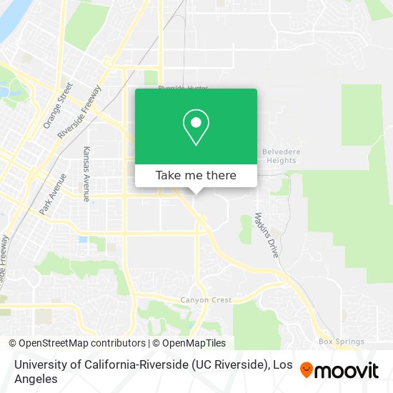 University of California-Riverside (UC Riverside) map