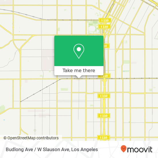 Mapa de Budlong Ave / W Slauson Ave
