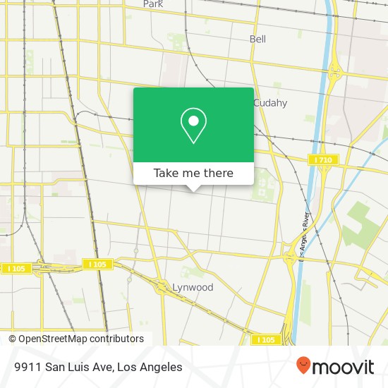 9911 San Luis Ave map