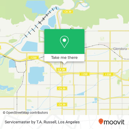 Servicemaster by T.A. Russell map