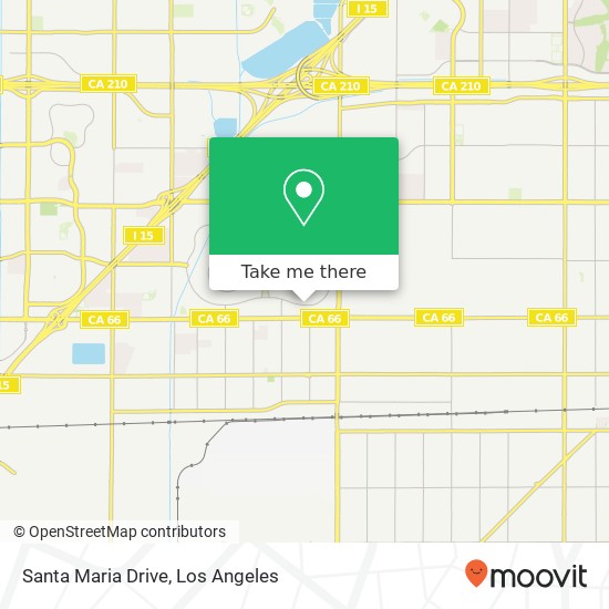 Santa Maria Drive map