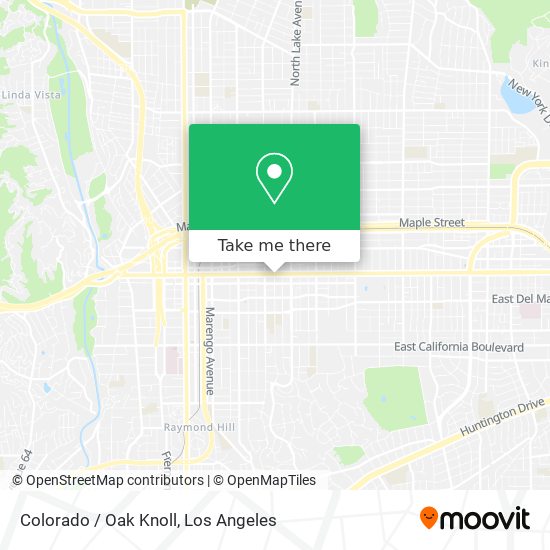Colorado / Oak Knoll map