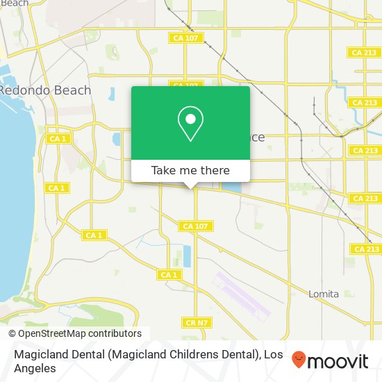 Mapa de Magicland Dental (Magicland Childrens Dental)