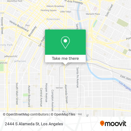 Mapa de 2444 S Alameda St