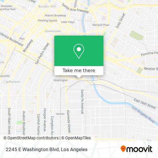 2245 E Washington Blvd map