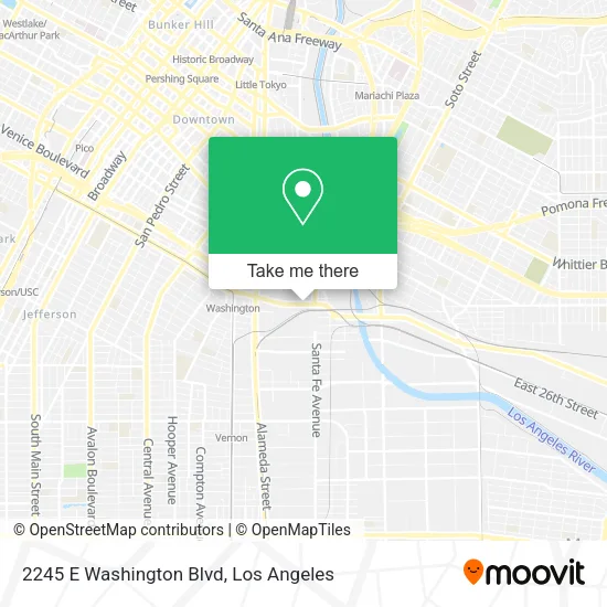2245 E Washington Blvd map