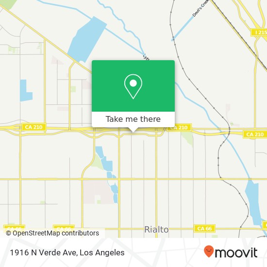 1916 N Verde Ave map