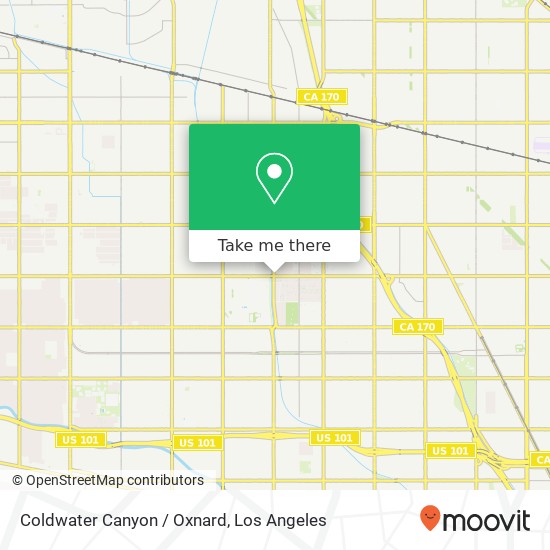 Mapa de Coldwater Canyon / Oxnard