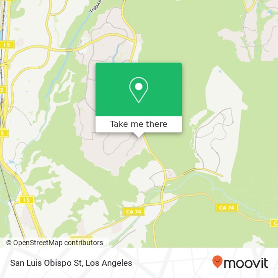 San Luis Obispo St map