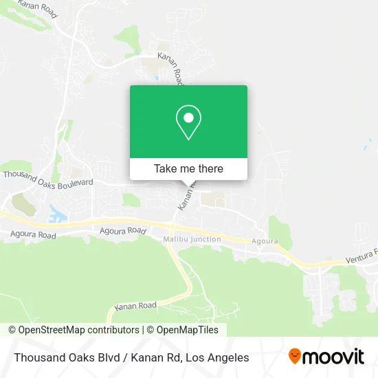 Thousand Oaks Blvd / Kanan Rd map