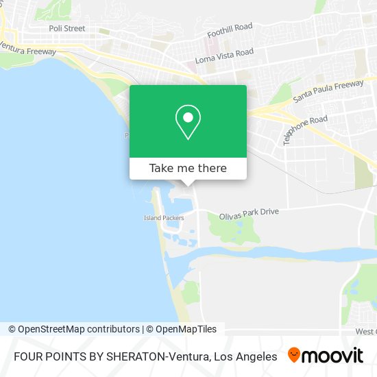 FOUR POINTS BY SHERATON-Ventura map
