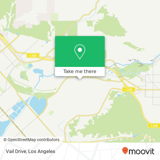 Vail Drive map