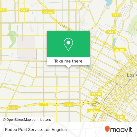Rodeo Post Service map