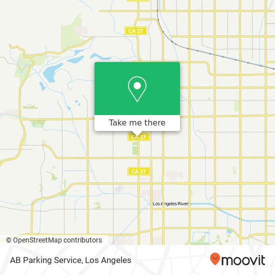 AB Parking Service map