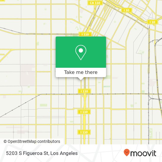 5203 S Figueroa St map