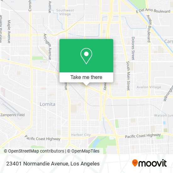23401 Normandie Avenue map
