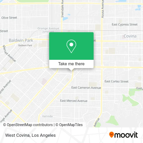 West Covina map