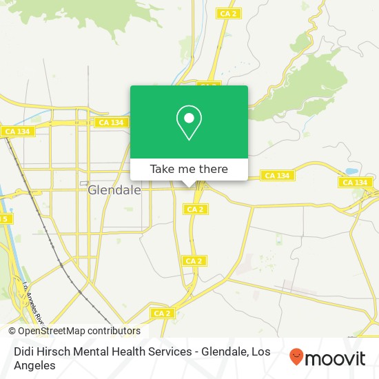 Didi Hirsch Mental Health Services - Glendale map