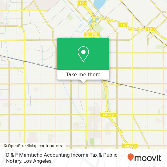 Mapa de D & F Mamticho Accounting Income Tax & Public Notary