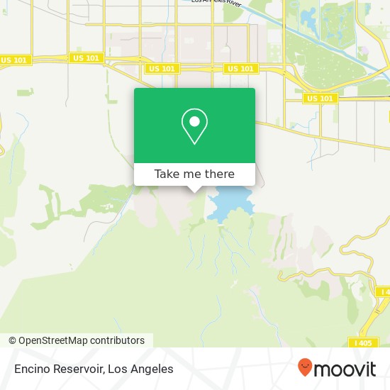 Encino Reservoir map