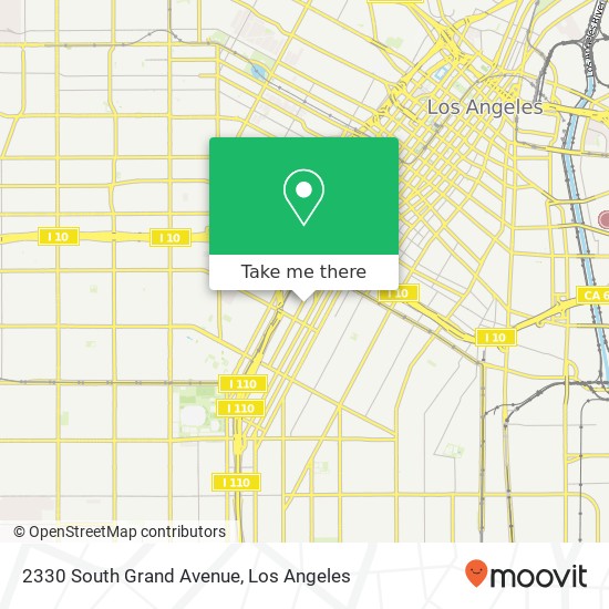 2330 South Grand Avenue map