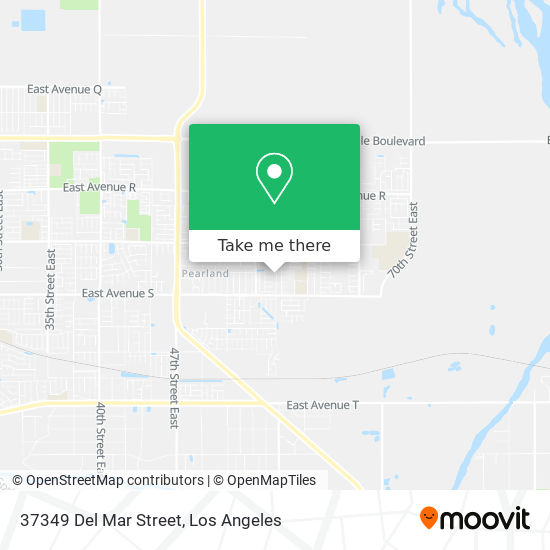 37349 Del Mar Street map