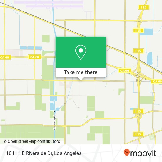 10111 E Riverside Dr map