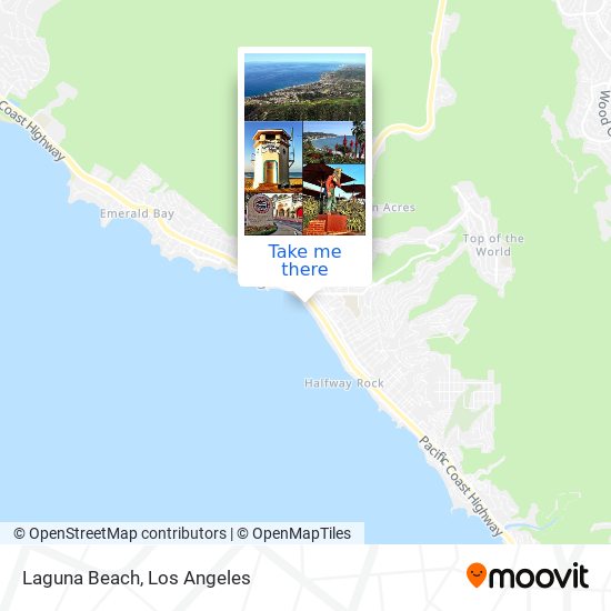 Mapa de Laguna Beach