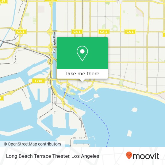 Long Beach Terrace Thester map