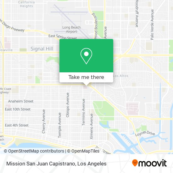 Mission San Juan Capistrano map