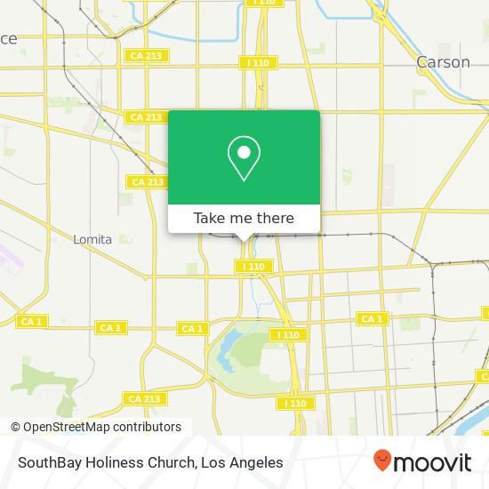 SouthBay Holiness Church map