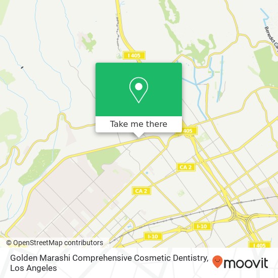 Mapa de Golden Marashi Comprehensive Cosmetic Dentistry