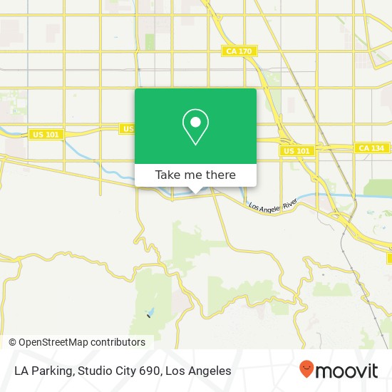 LA Parking, Studio City 690 map