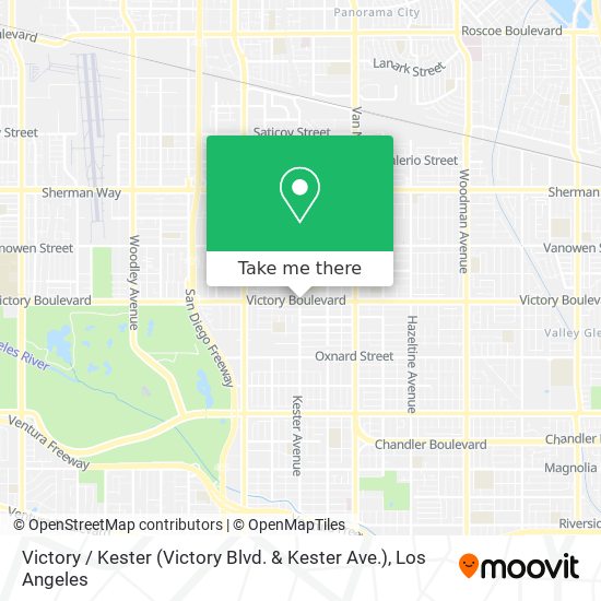 Mapa de Victory / Kester (Victory Blvd. & Kester Ave.)