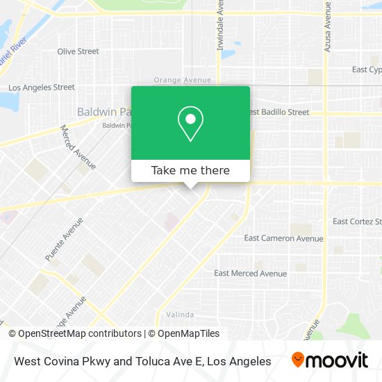 West Covina Pkwy and Toluca Ave E map