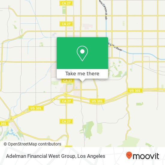 Adelman Financial West Group map
