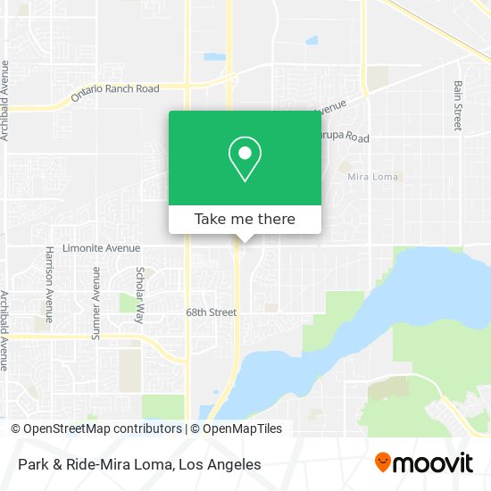 Park & Ride-Mira Loma map