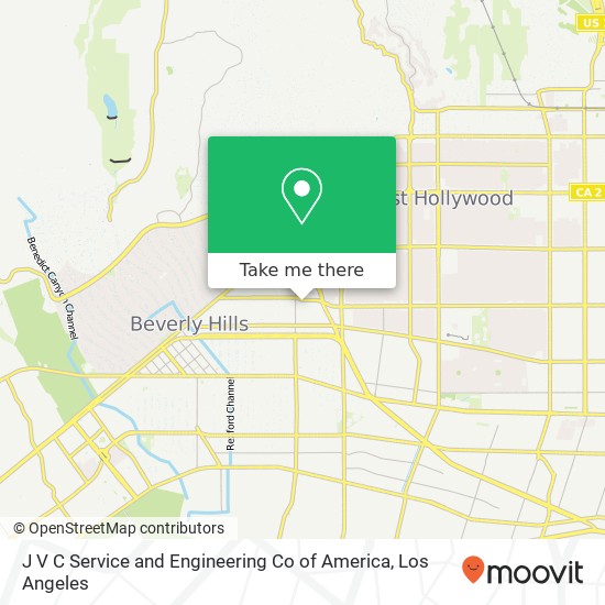 Mapa de J V C Service and Engineering Co of America