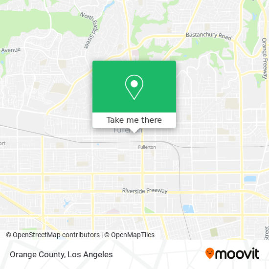 Mapa de Orange County