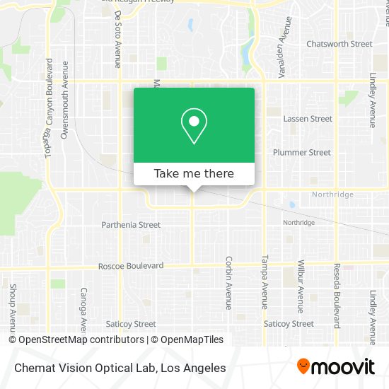 Mapa de Chemat Vision Optical Lab