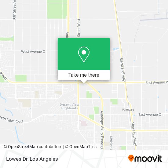 Lowes Dr map
