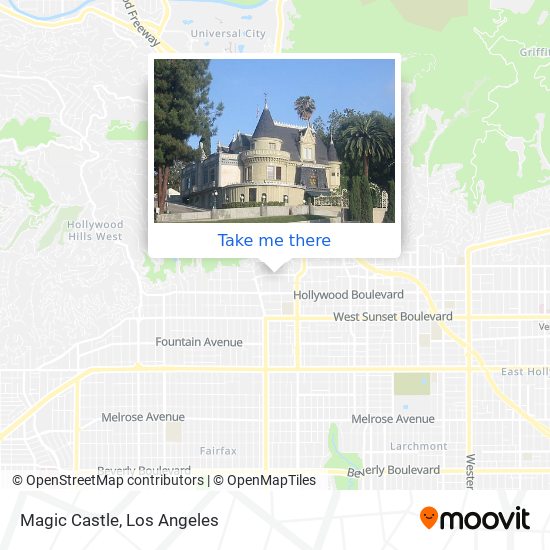 Mapa de Magic Castle